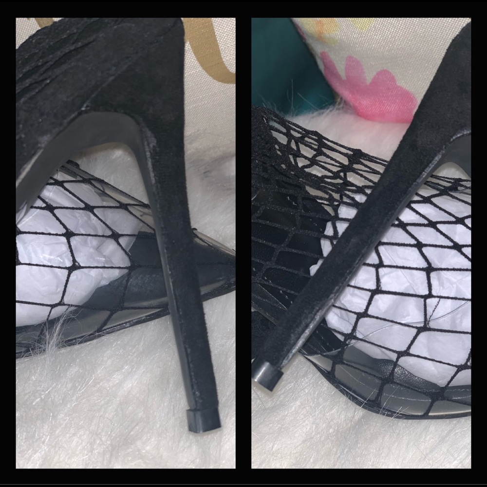 Fashion Nova Fishnet Heels•Brand New & Never Worn - Picture 8 of 8